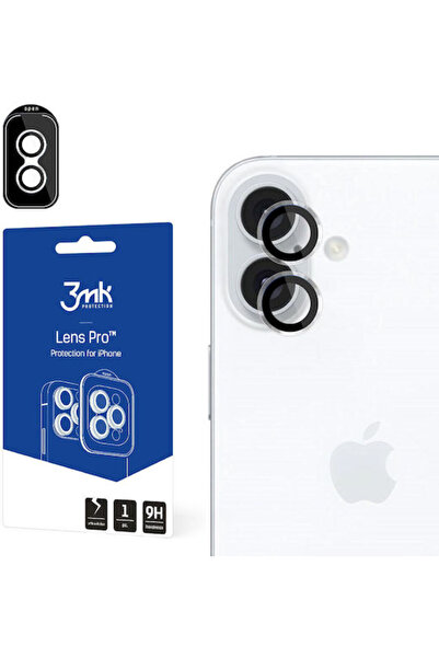 3MK Προστασία Κάμερας iPhone, Διαφανές Σκληρυμένο Γυαλί για το Apple iPhone 1...