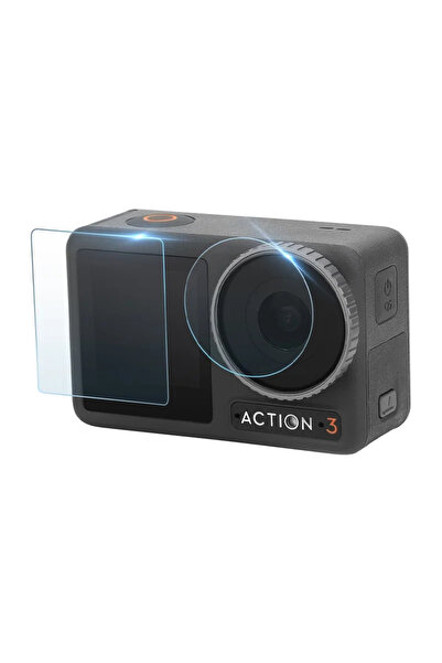 SunnyLife Sticlă securizată pentru Dji Osmo Action 3, protecție lentilă și ecran