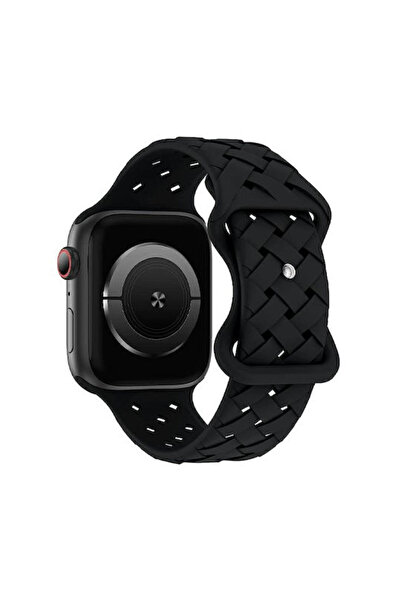 Beline Λουράκι Σιλικόνης Μαύρο (Apple Watch 38/40/41/42mm)
