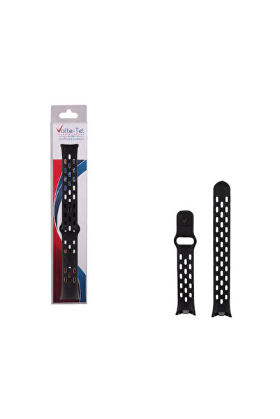 Other Volte-Tel Λουράκι Σιλικόνης Μαύρο (για Xiaomi Smart Band 8, 9, 10)