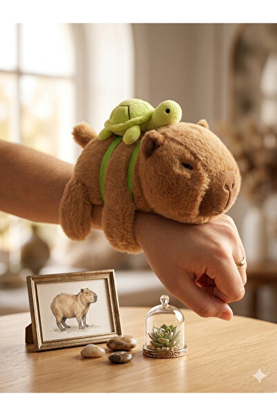 yiwuco Capybara peluş kola takılabilen çocuk aksesuarı