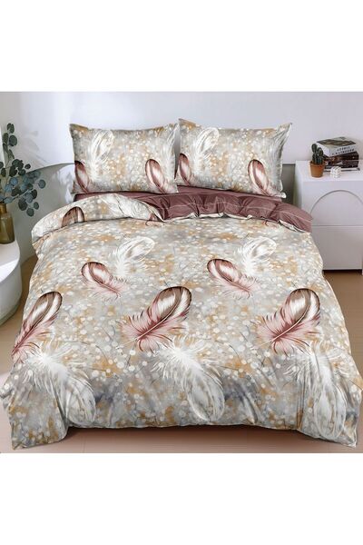 OEM PREMIUM satin Cotton Duvet Cover Set - 4 pieces | 18295-C