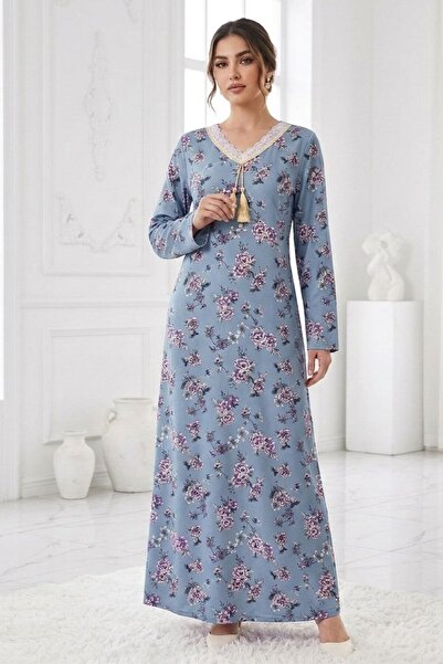 BRK Elegant Soft Long-Sleeved Home Robe