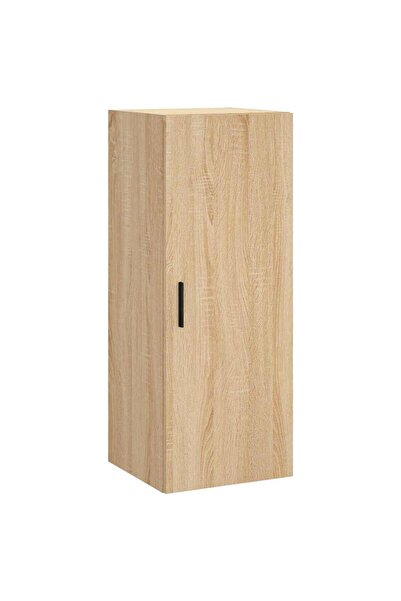vidaxl Wall-mounted cabinet, sonoma oak, 34.5x34x90 cm