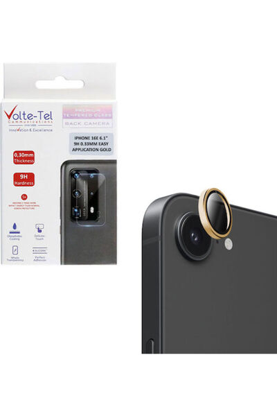 Other Volte-Tel Προστατευτικό Γυαλί Κάμερας iPhone Σκληρυμένο Γυαλί Χρυσό για...