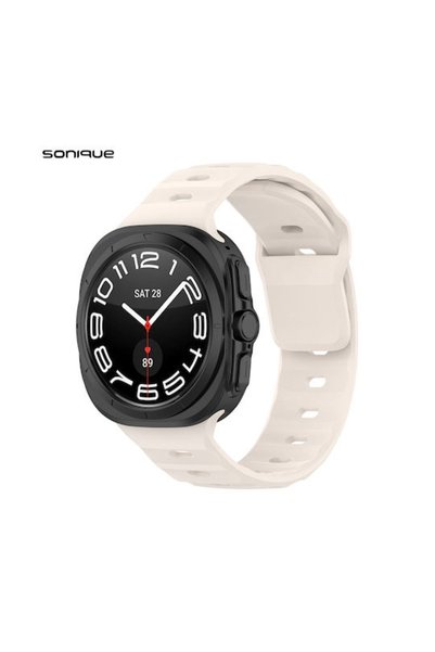 Other Λουράκι Σιλικόνης Sonique Μπεζ (για Samsung Galaxy Watch 7 Ultra)