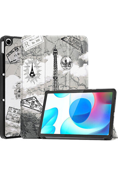 Other Σονίκ Ανθεκτική Γκρι Θήκη Flip (Realme Pad 10.4')