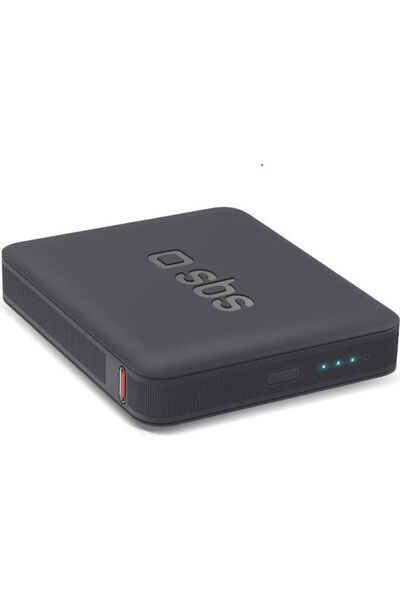 SBS Power Bank Νανοσωλήνων 5000mAh 10W με Θύρα USB-C Power Delivery Μαύρο