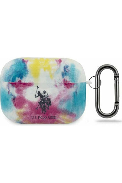 U.S. Polo Assn. Θήκη Σιλικόνης Tie & Dye με Μπρελόκ Πολύχρωμη για Apple AirPo...
