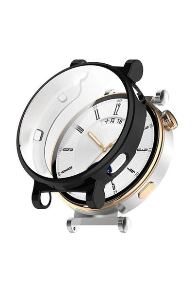 OEM Θήκη σιλικόνης σε μαύρο χρώμα για Huawei GT4, 41mm