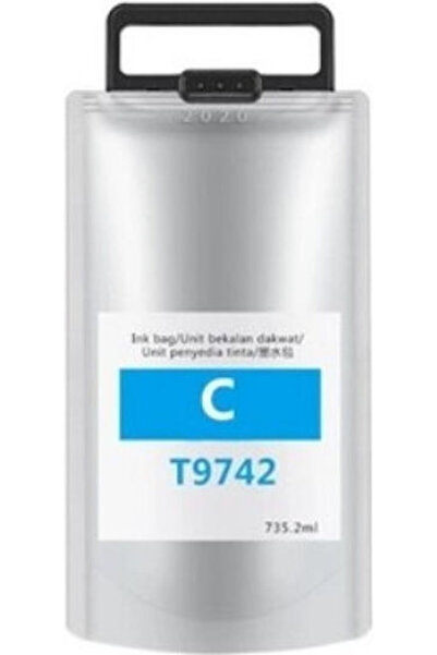 OEM Συμβατό μελάνι για εκτυπωτές inkjet Epson C13T974200, T9742 735ml Κυανό 1...