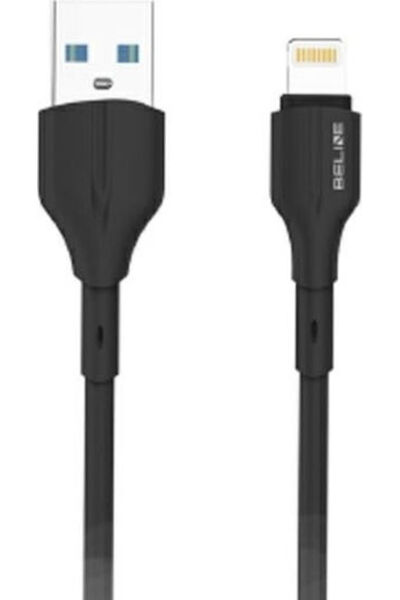 Beline Καλώδιο USB-A σε Lightning 25W Μαύρο 1μ (BLNCBL01)