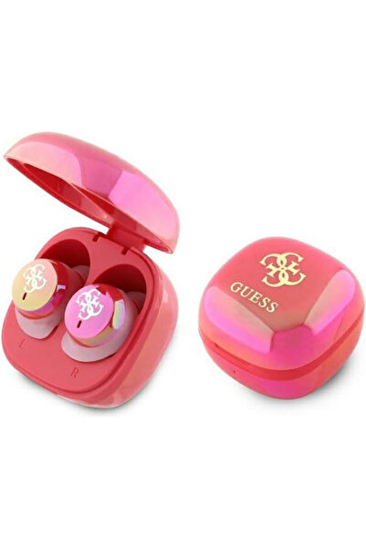 Guess Ακουστικά Bluetooth Handsfree Μίνι Ενδοωτικά με Λογότυπο 4G και Θήκη Φό...