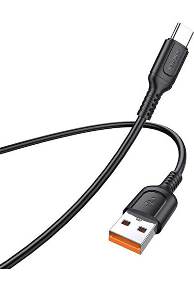KAKUSİGA Καλώδιο USB 2.0 USB-C αρσενικό - USB-A 15W Μαύρο 1μ (KSC-805-C-BK)