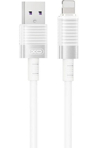 Xo NB282 Καλώδιο USB-A σε Lightning 12W Λευκό 1μ