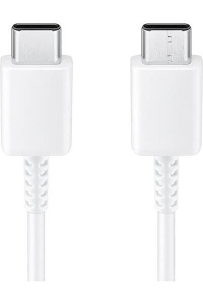 Samsung Καλώδιο USB 2.0 USB-C αρσενικό - USB-C Λευκό 1μ (EP-DA905BWE) Χύμα