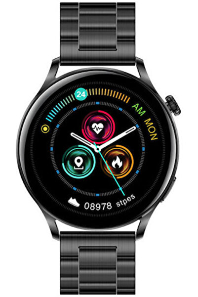 Rubicon SR045C Έξυπνο ρολόι αλουμινίου 42mm με παρακολούθηση καρδιακών παλμών...