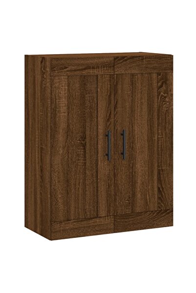 vidaxl Dulap pe perete, stejar maro, 69,5x34x90 cm, lemn prelucrat