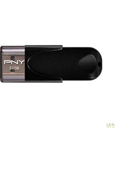 PNY Attaché 4 64GB USB 2.0 Στικάκι Μαύρο