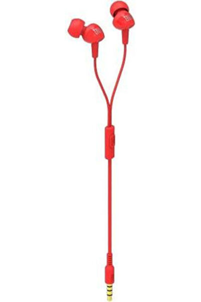 JBL C100si Ενδοωτικά Ακουστικά Handsfree με Βύσμα 3.5mm Κόκκινα