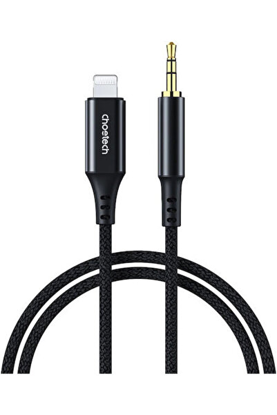 CHOETECH Καλώδιο Ήχου 3.5mm Αρσενικό σε 3.5mm Αρσενικό, Μαύρο, 1μ, με Επιχρυσ...