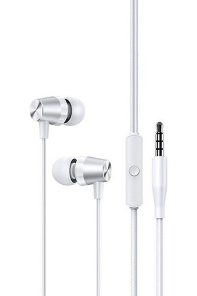 Usams Ενδοωτικά ακουστικά handsfree με βύσμα 3.5mm, λευκά