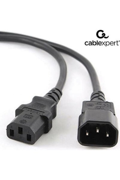 Cablexpert Καλώδιο IEC C13 - IEC C14 3μ Μαύρο (PC-189-VDE-3M)