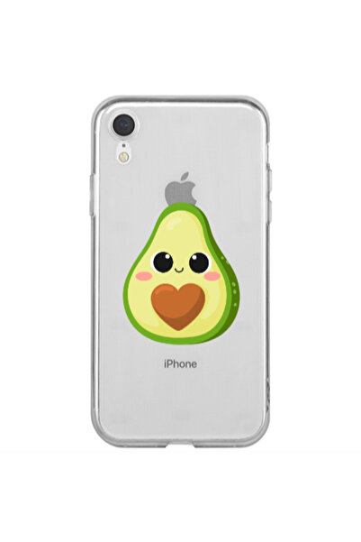 Other Apple iPhone Xr Baby avocado Transparent Silicone TPU Θήκη