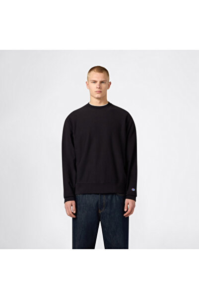 Champion Crewneck Regular Fit Men's Black Sweatshirt