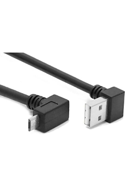 POWERTECH 0,5μ Γωνία (90°) ° Καλώδιο USB 2.0 σε micro USB (CAB-U136)