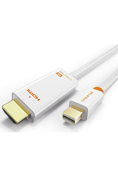 Cabletime Καλώδιο mini DisplayPort αρσενικό - HDMI αρσενικό 1.8μ Λευκό