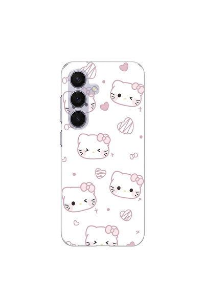 PPKin Samsung Galaxy S26 Plus Uyumlu Hello Kitty Tasarımlı Şeffaf Kılıf