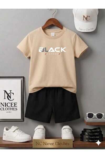 NC Nicee Clothes ΚΑΛΟΚΑΙΡΙΝΟ ΠΑΙΔΙΚΟ ΜΠΛΟΥΖΑΚΙ ΚΑΙ ΣΟΡΤΣ UNISEX (ΛΕΥΚΟ ΜΕ ΜΑΥ...