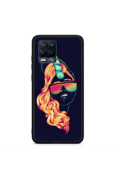 Other Realme 8 Horn style Black Glossy Θήκη