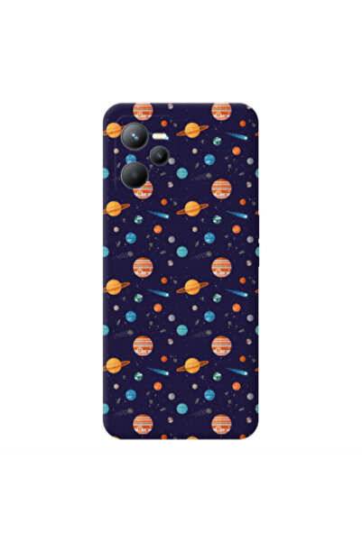 Other Realme C35 Planets Transparent Silicone TPU Θήκη