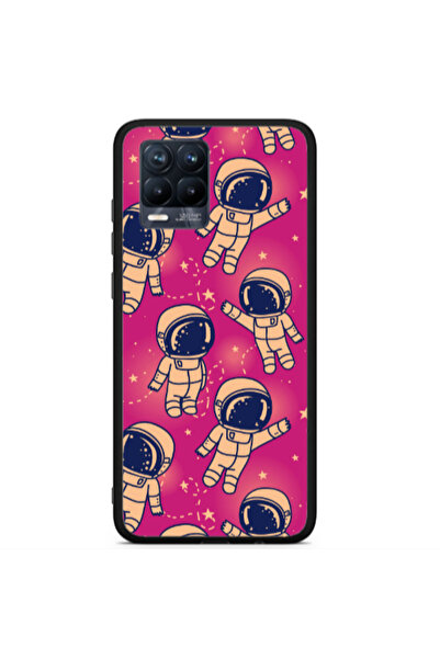 Other Realme 8 i Smoll astronauts Black Glossy Θήκη