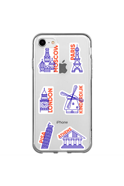 Other Apple iPhone SE 2020 Pisa Athens Transparent Silicone TPU Θήκη