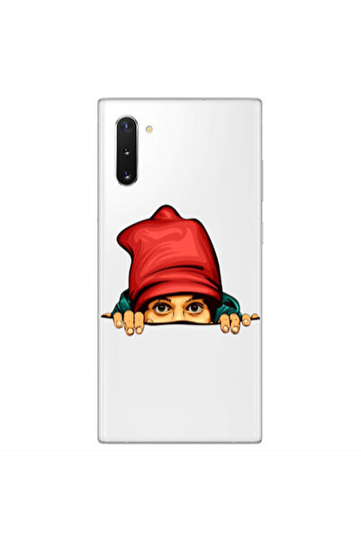 Other Samsung Note 10 Plus Hidden Girl Transparent Silicone TPU Θήκη