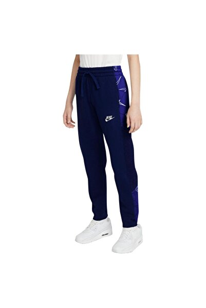 Nike Pantaloni de trening pentru copii Club AOP, de iarnă, XS / 6–8