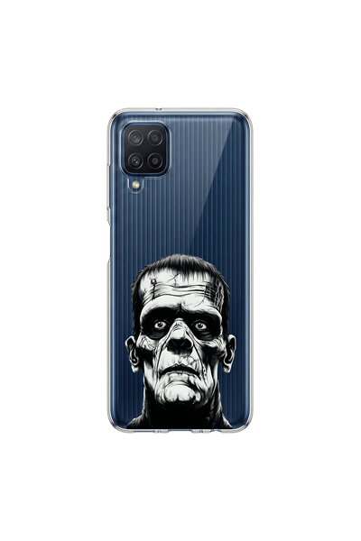 PPKin Samsung Galaxy M12 Compatible Horror 6 Design Transparent Case