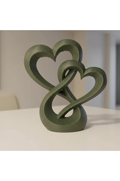 OEM Decorative Statuette Intertwined Hearts Modern Design Elegance
