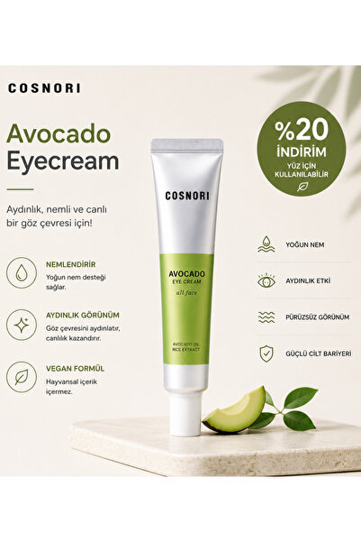 COSNORI Kore Vegan Göz &Yüz Krem 30 ml