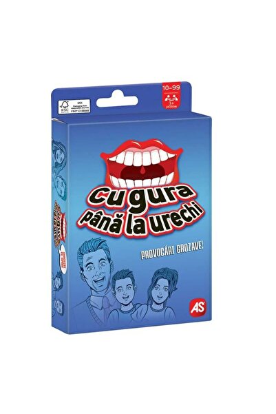 Jumbo Настолна игра с карти Cu gura până la urechi