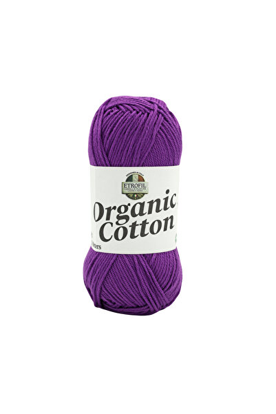 Etrofil Organic Cotton Knitting Yarn Pastel Lilac 100% Organic Cotton 50g 125...