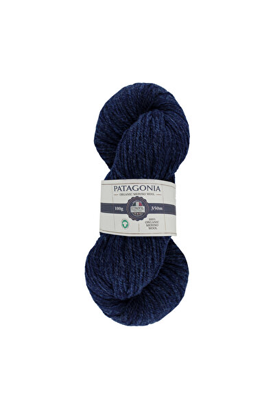 Etrofil Patagonia pređa za pletenje tamnoplava 100% organska merino vuna 100g...