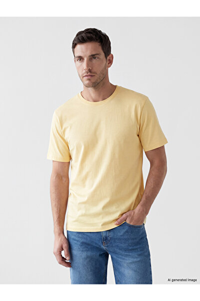 LC Waikiki Nevavm 100% Cotton Regular Fit Basic T-Shirt with a Difference