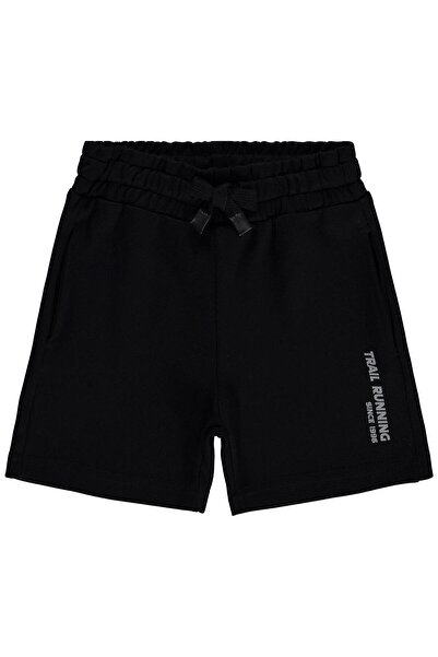 Civil Boys Traıl Runnıng Printed Capri για 6-9 ετών - Μαύρο