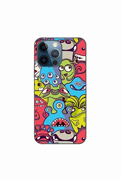 OEM Husa compatibila cu Apple iPhone 12 Pro Silicon Gel Tpu Model Squishi Mon...