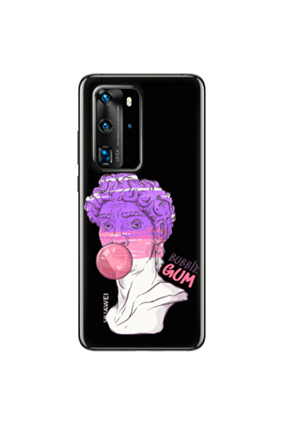 Other Huawei P40 Pro Pin Bubble Transparent Silicone TPU Θήκη