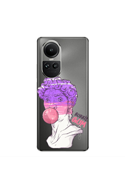 Other Oppo Reno10 5G Pin Bubble Transparent Silicone TPU Θήκη